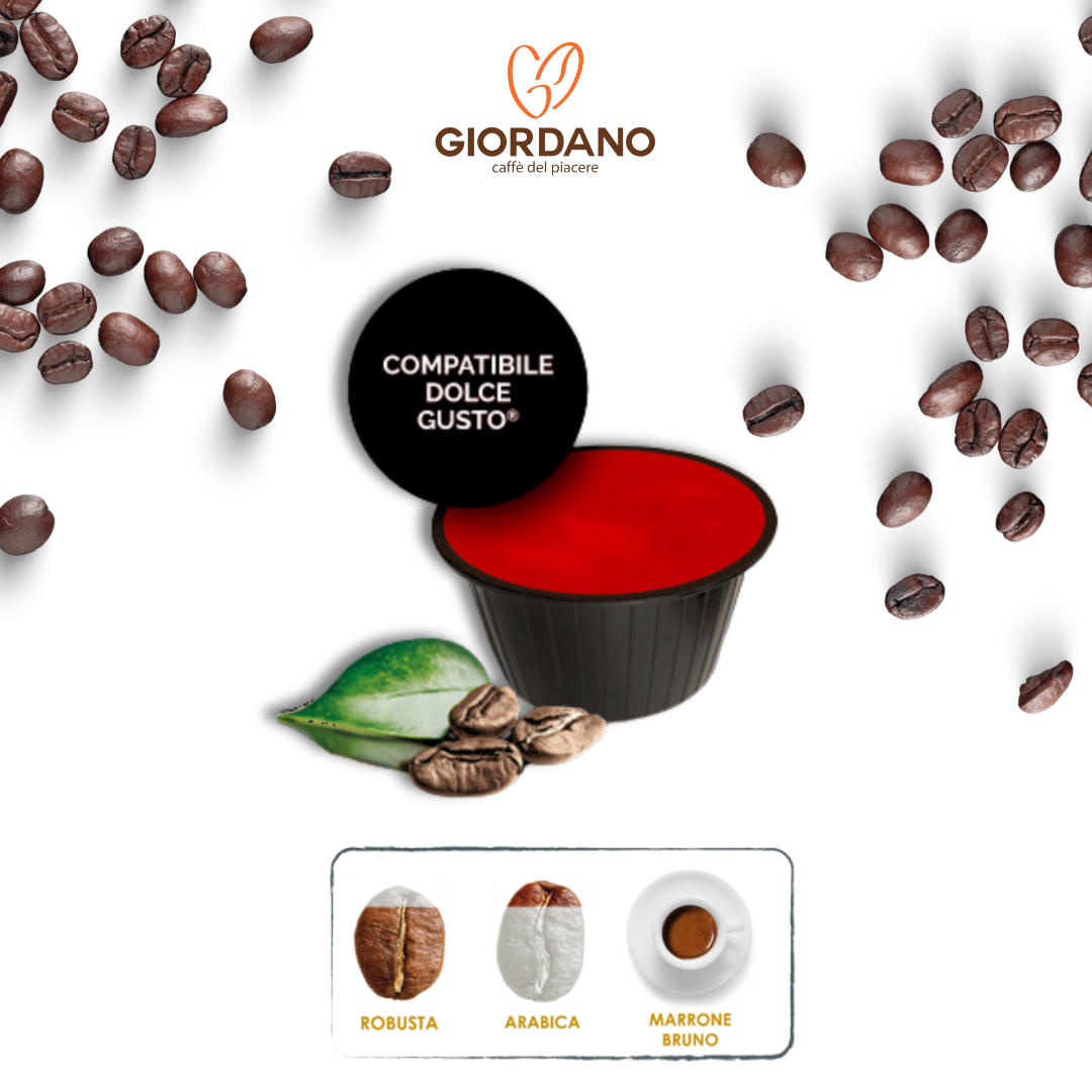 Caffè confezionato in 30 capsule compatibili Dolce Gusto- Miscela Vigorosa