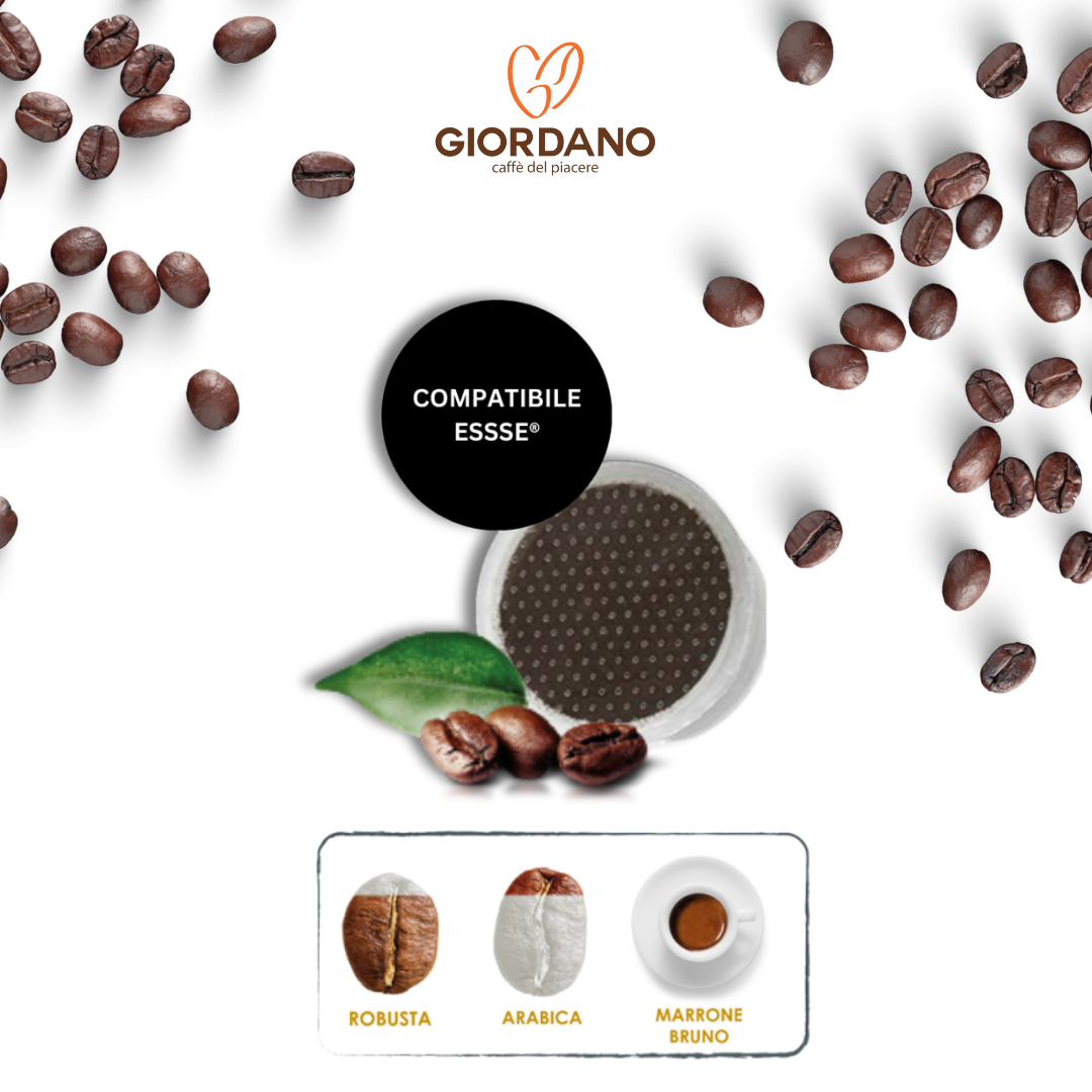 Caffè confezionato in 100 capsule compatibili espresso point/Essse - Miscela Vigorosa