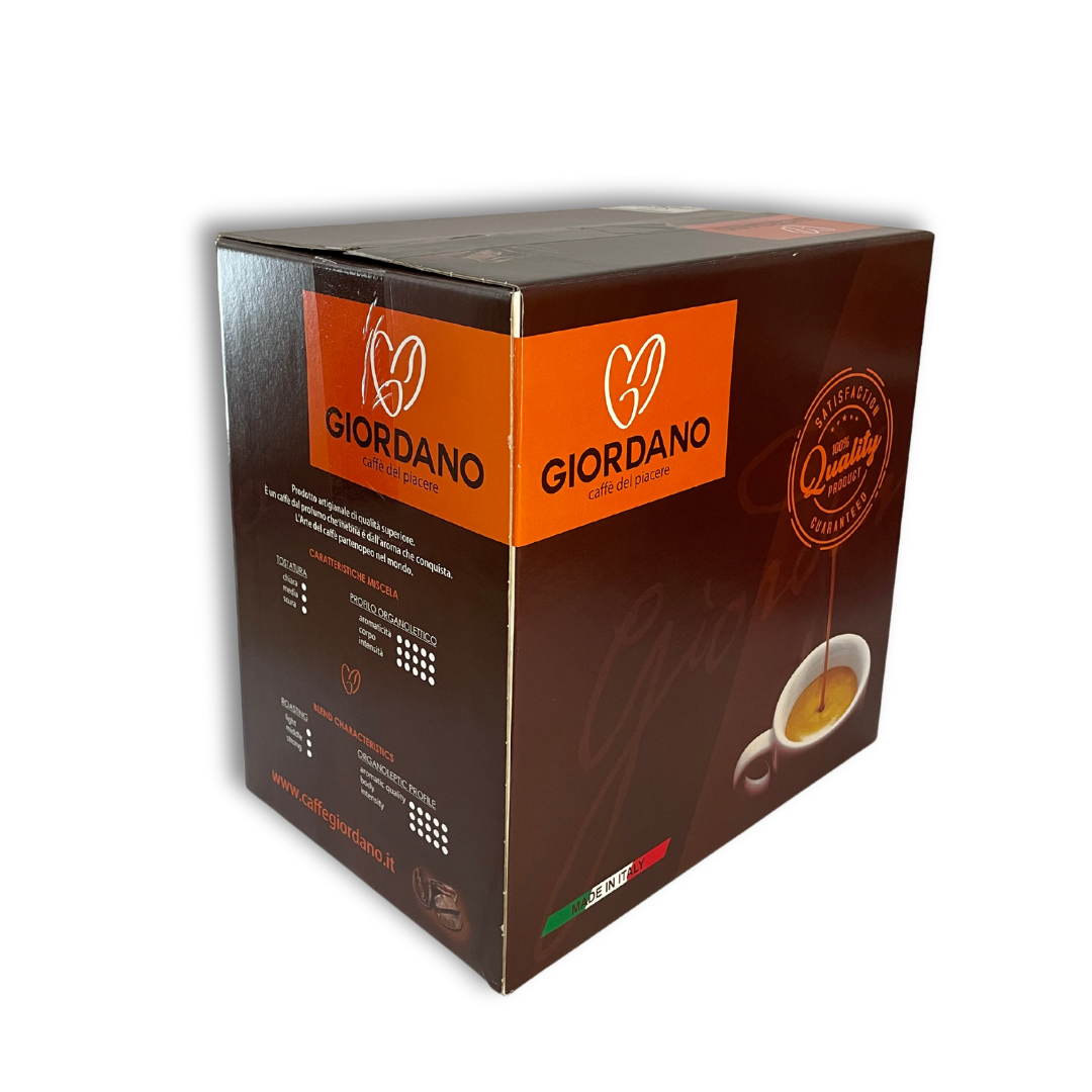 Roasted coffee packaged in 50 pods - flavour of your choice