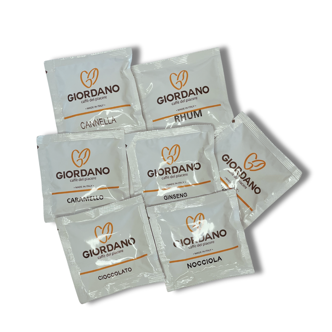 Roasted coffee packaged in 50 pods - flavour of your choice